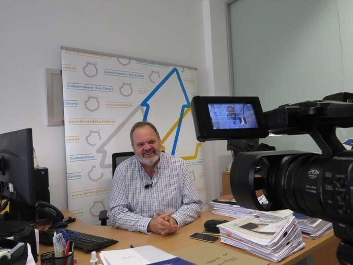 Fernando Bañolas, consejero de CC en el Cabildo de Gran Canaria (Foto TA)